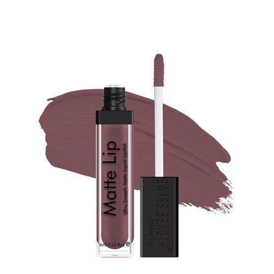 Swiss Beauty Matte Lip Liquid Lipstick, 6ml