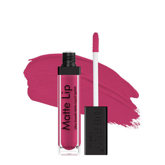 Swiss Beauty Matte Lip Liquid Lipstick, 6ml