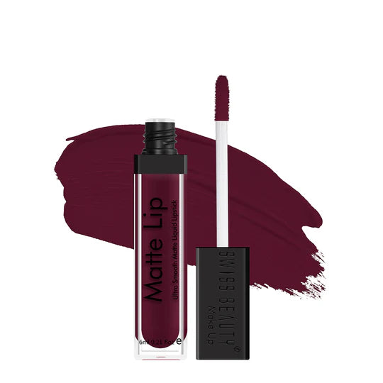 Swiss Beauty Matte Lip Liquid Lipstick, 6ml
