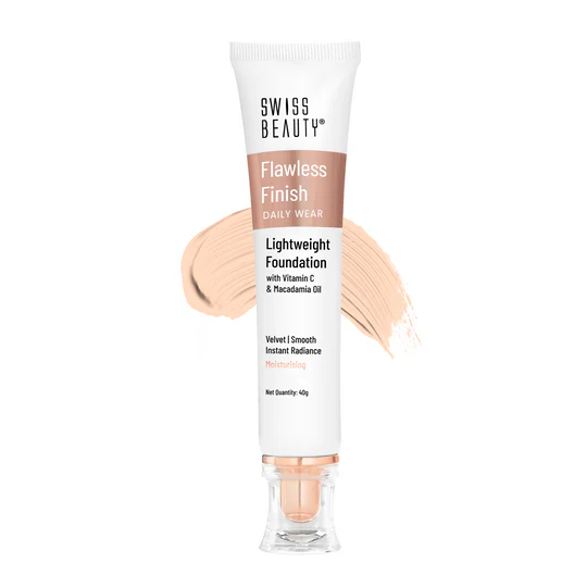 Swiss Beauty Flawless Finish Daily Wear Lightweight Foundation, 40g