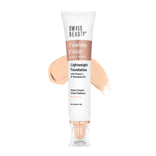 Swiss Beauty Flawless Finish Daily Wear Lightweight Foundation, 40g