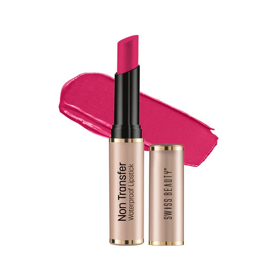 Swiss Beauty Non Transfer Waterproof Lipstick, 3g
