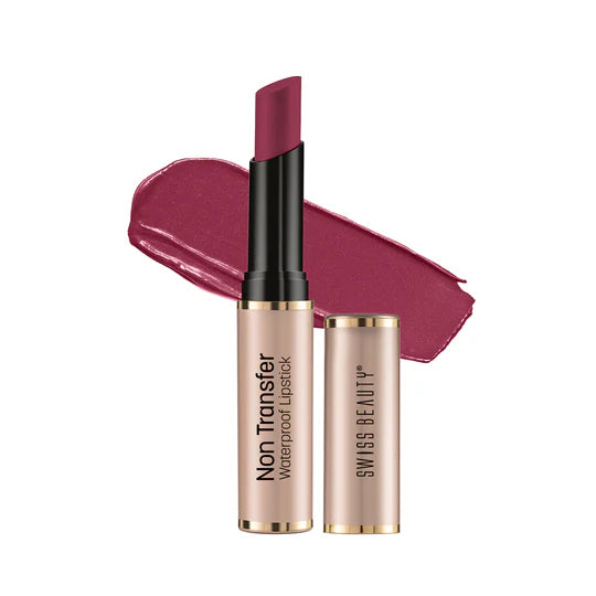 Swiss Beauty Non Transfer Waterproof Lipstick, 3g