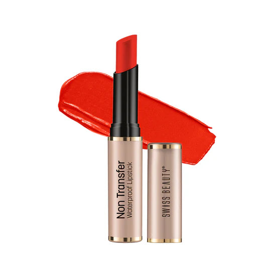 Swiss Beauty Non Transfer Waterproof Lipstick, 3g