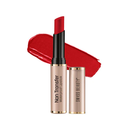 Swiss Beauty Non Transfer Waterproof Lipstick, 3g