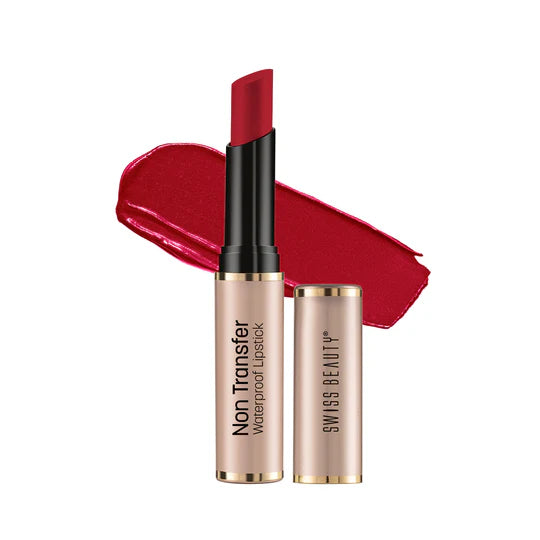 Swiss Beauty Non Transfer Waterproof Lipstick, 3g