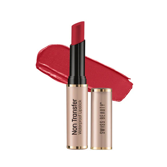 Swiss Beauty Non Transfer Waterproof Lipstick, 3g