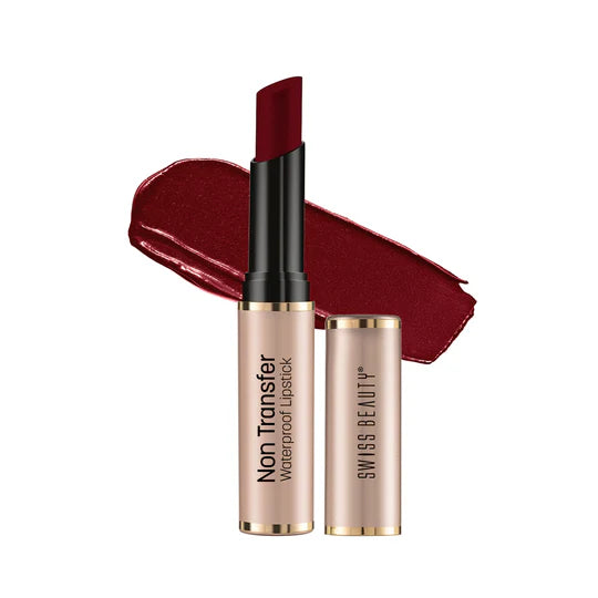 Swiss Beauty Non Transfer Waterproof Lipstick, 3g