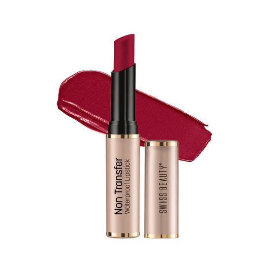 Swiss Beauty Non Transfer Waterproof Lipstick, 3g