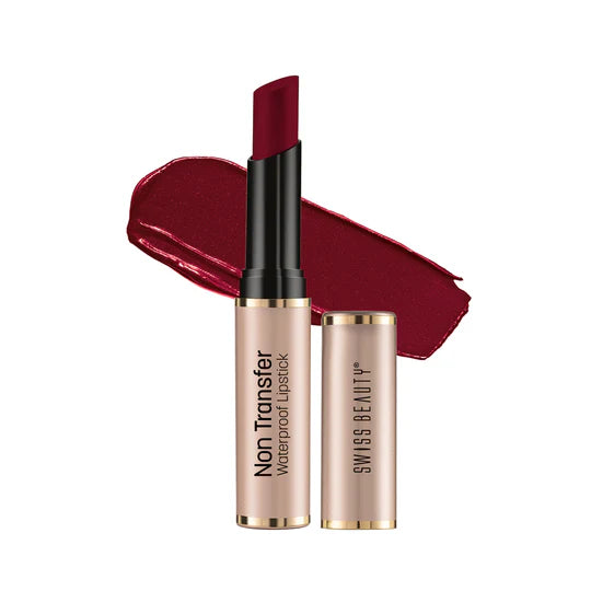 Swiss Beauty Non Transfer Waterproof Lipstick, 3g