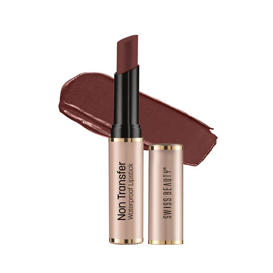 Swiss Beauty Non Transfer Waterproof Lipstick, 3g