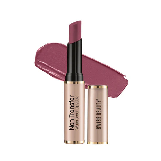 Swiss Beauty Non Transfer Waterproof Lipstick, 3g