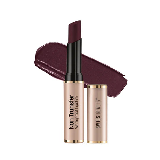 Swiss Beauty Non Transfer Waterproof Lipstick, 3g