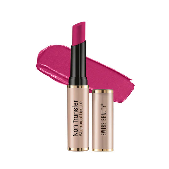 Swiss Beauty Non Transfer Waterproof Lipstick, 3g