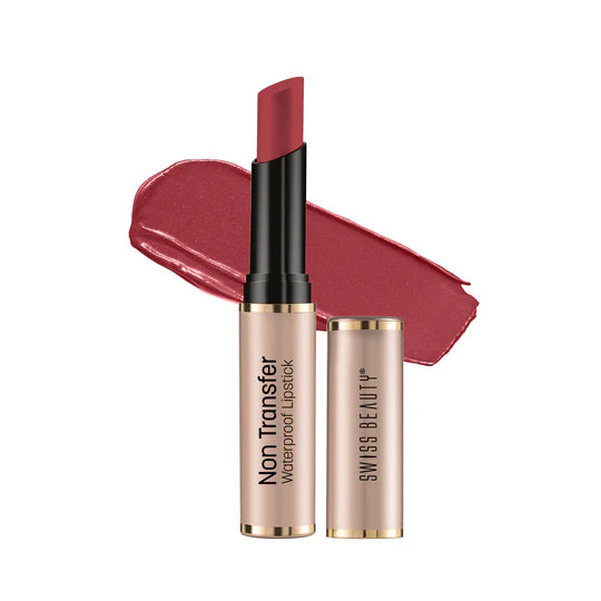 Swiss Beauty Non Transfer Waterproof Lipstick, 3g