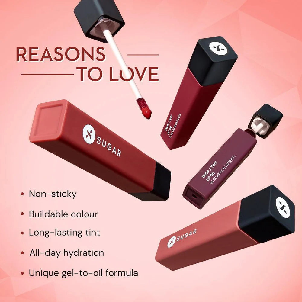 SUGAR Drop A Tint Lip Oil, 4ml