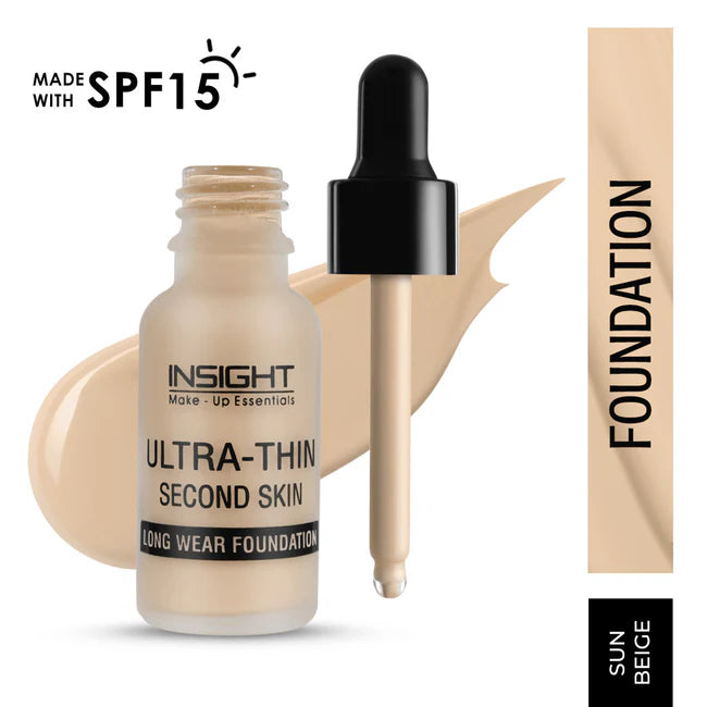 Insight Cosmetics Ultra-Thin Second Skin Long Wear Foundation, 20ml