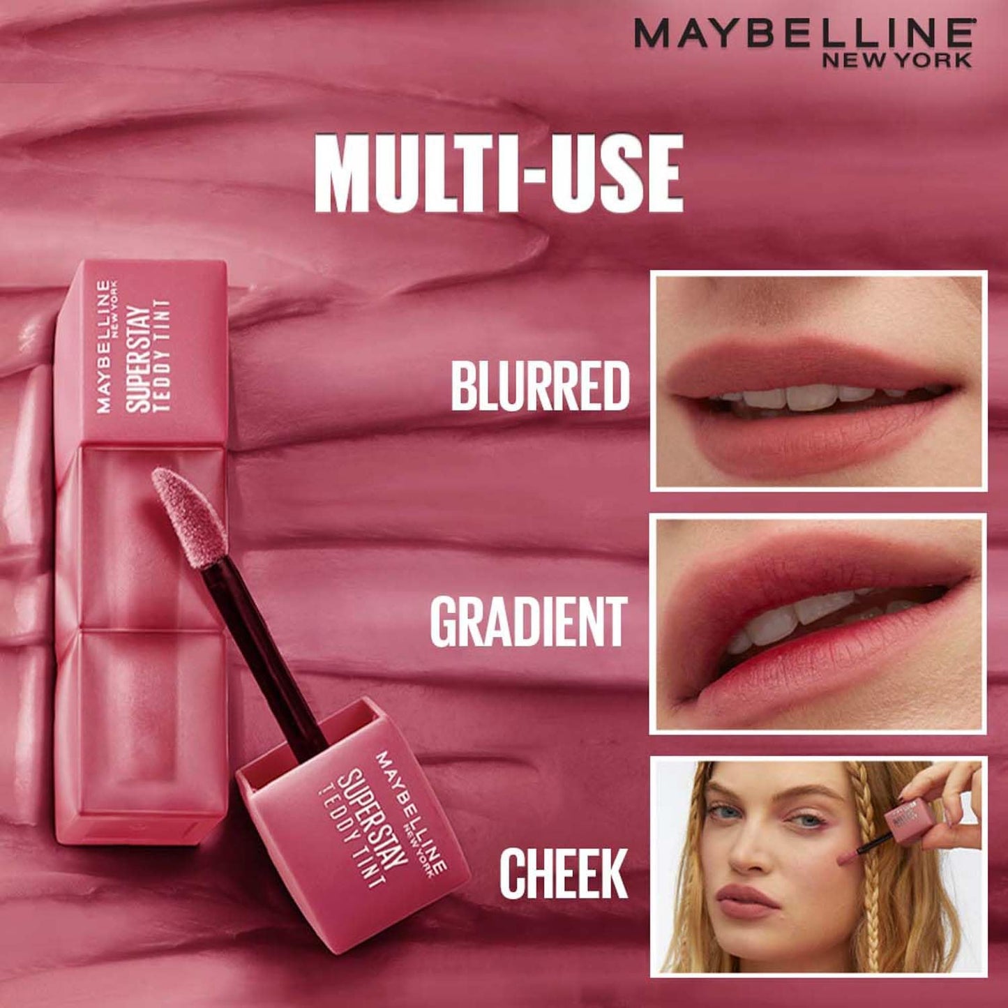 Maybelline New York Superstay Teddy Tint matte Lip Color, 5ml