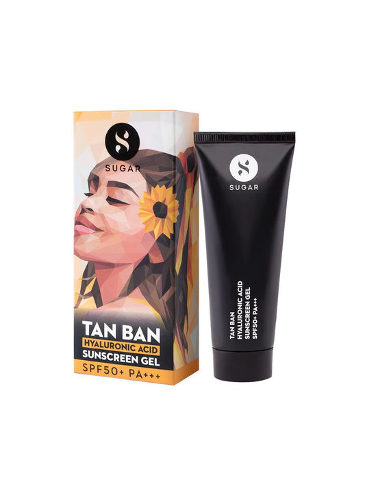 SUGAR Tan Ban Hyaluronic Acid Sunscreen Gel with SPF 50+ PA+++, 50ml