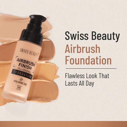 Swiss Beauty Airbrush Foundation, 30ml
