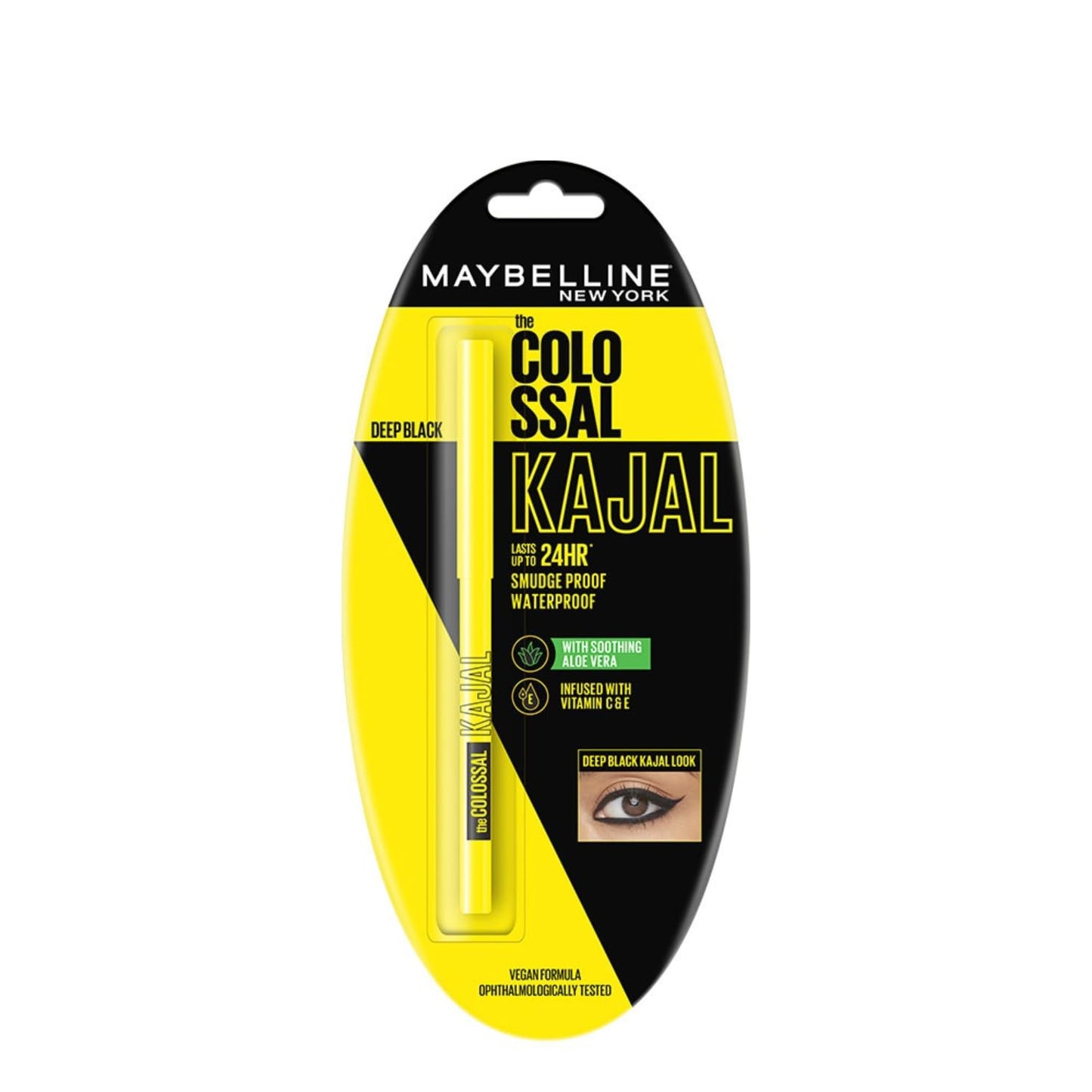 Maybelline New York Colossal Kajal, Black, 0.35g