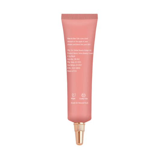 Swiss Beauty Cream it up blusher, 10ml