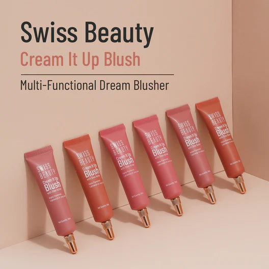Swiss Beauty Cream it up blusher, 10ml