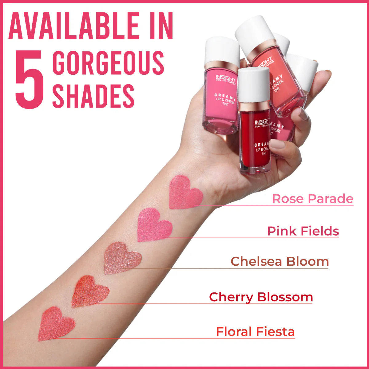 Insight Cosmetics Creamy Lip & Cheek Tint, 7.5g