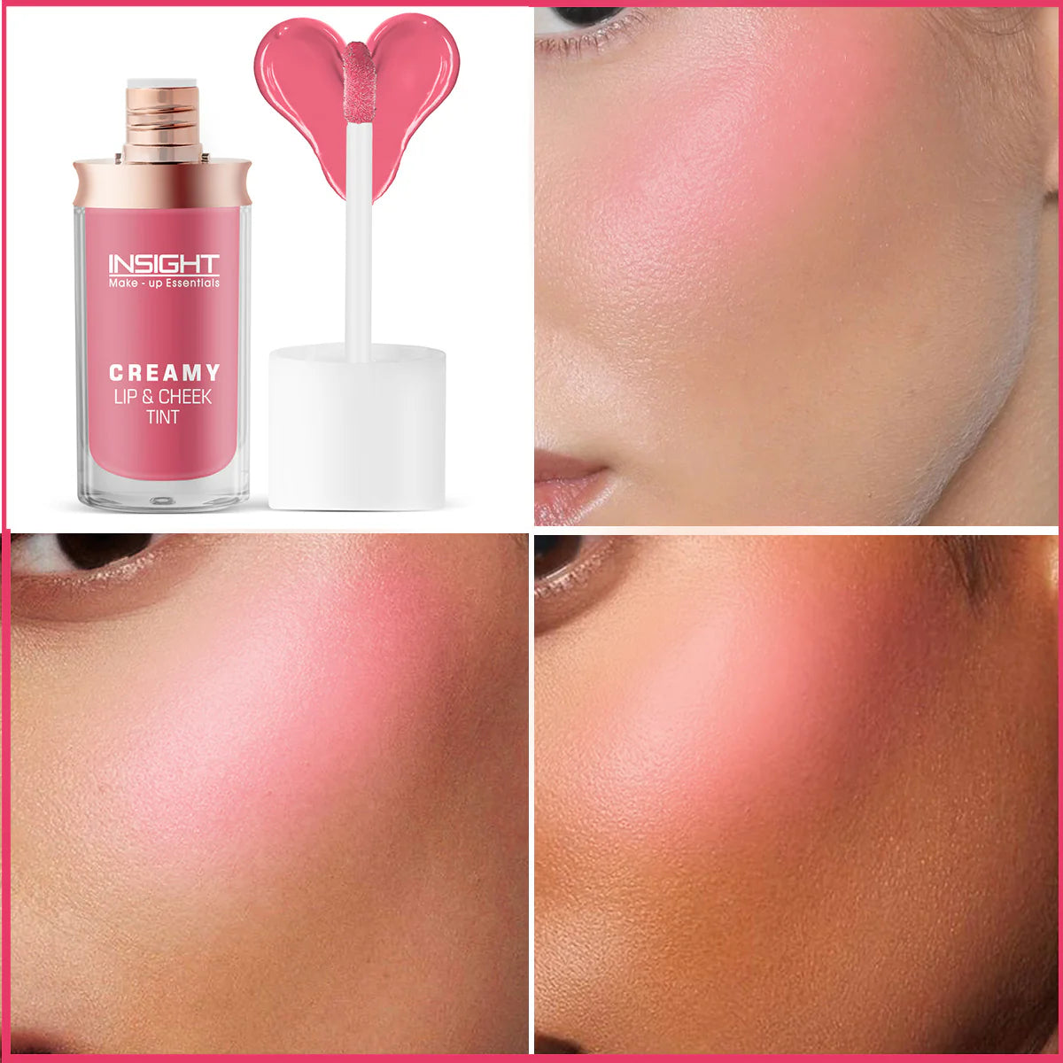 Insight Cosmetics Creamy Lip & Cheek Tint, 7.5g