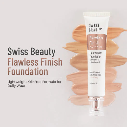 Swiss Beauty Flawless Finish Daily Wear Lightweight Foundation, 40g