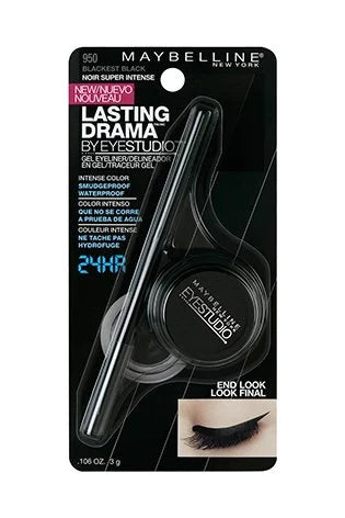 Maybelline New York Eyestudio Lasting Drama Gel Eyeliner, 2.5g