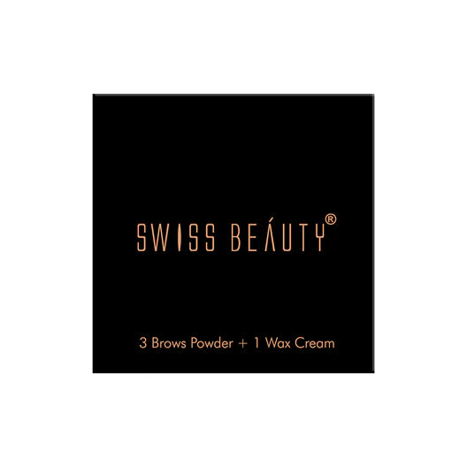 Swiss Beauty 3-in-1 Eyebrow Palette, 5g