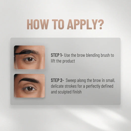 Swiss Beauty 3-in-1 Eyebrow Palette, 5g