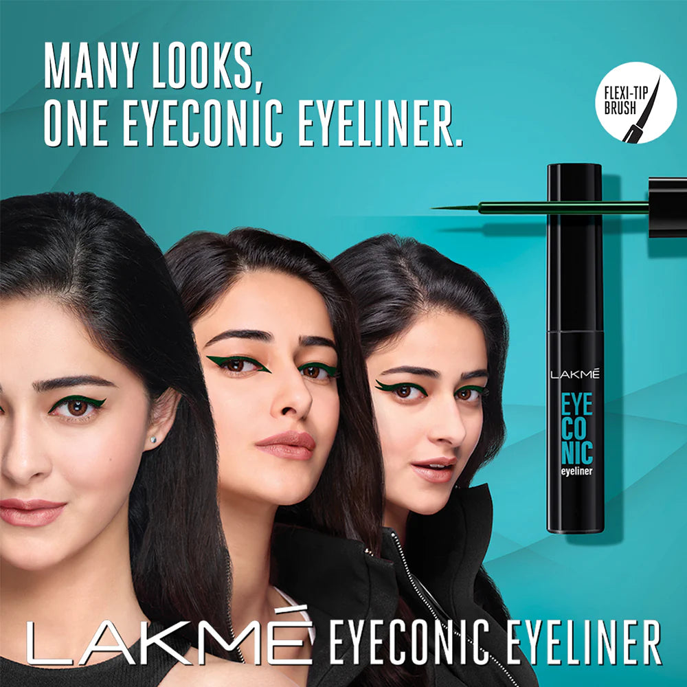 Lakmē 9 to 5 Eyeconic Liquid Eyeliner, Black, 4.5ml