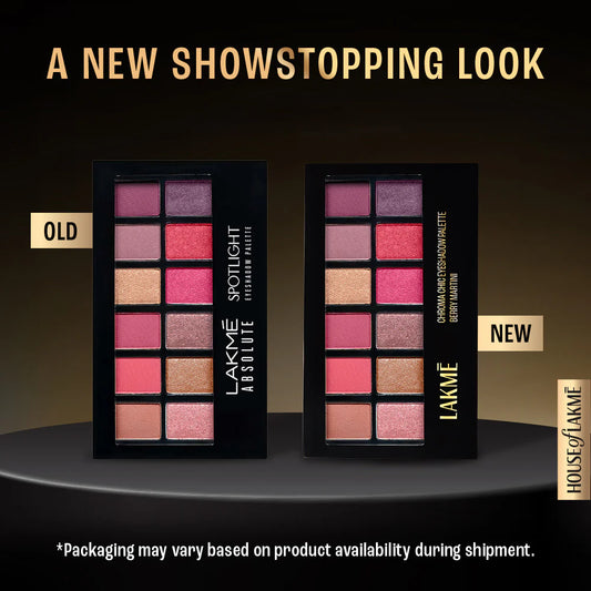 Lakmē Glitterati Chroma Chic Eye Shadow Palette, 12g