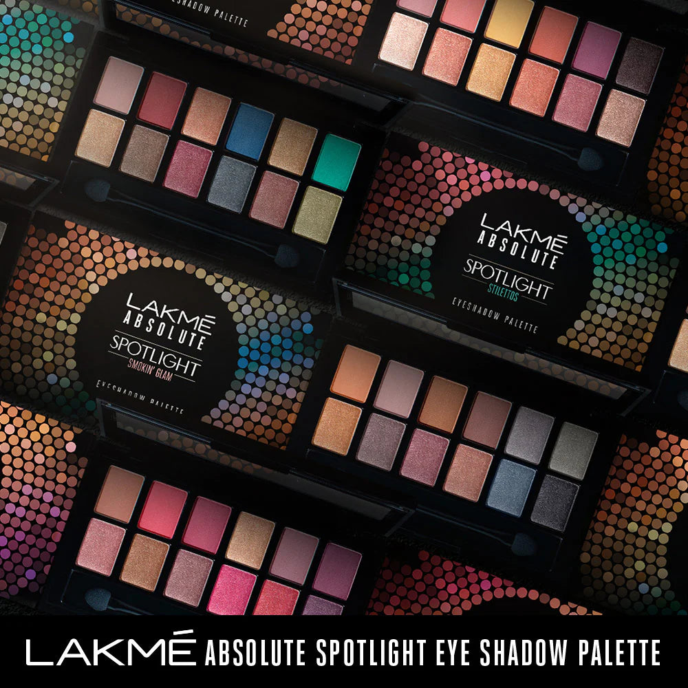 Lakmē Glitterati Chroma Chic Eye Shadow Palette, 12g