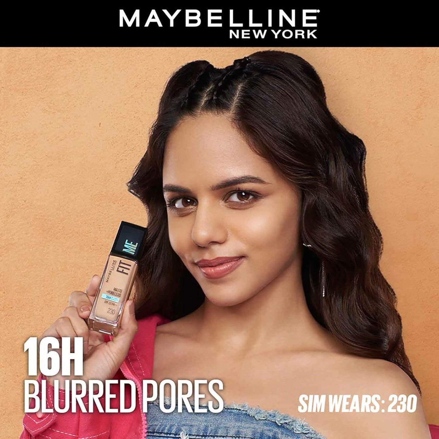 Maybelline New York Fit Me Matte+Poreless Liquid Foundation, 30ml