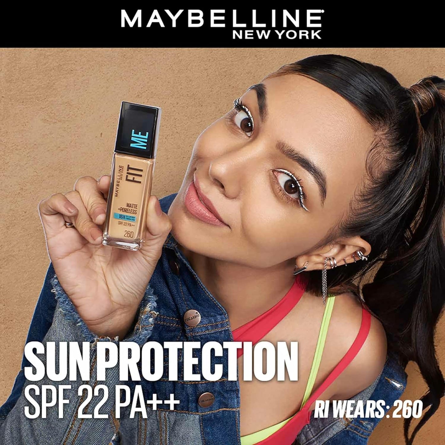 Maybelline New York Fit Me Matte+Poreless Liquid Foundation, 30ml