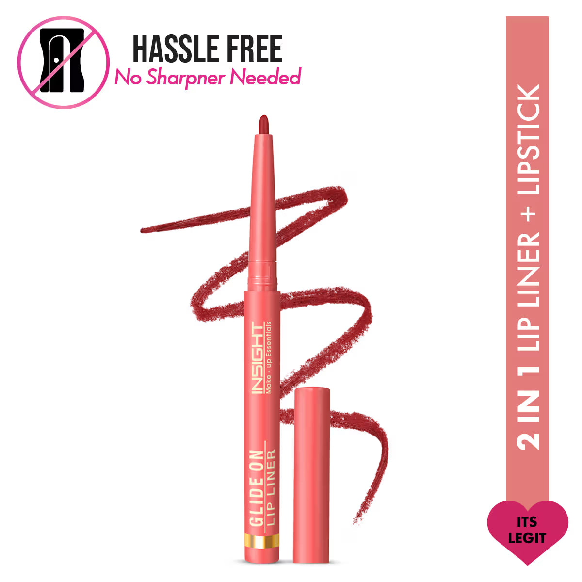 Insight Cosmetics Glide On Lip Liner, 0.3g
