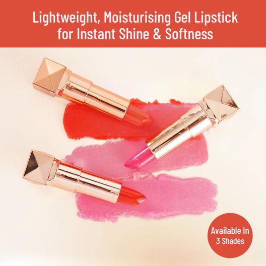 Swiss Beauty Glitter Gel Lipstick, 3.6g