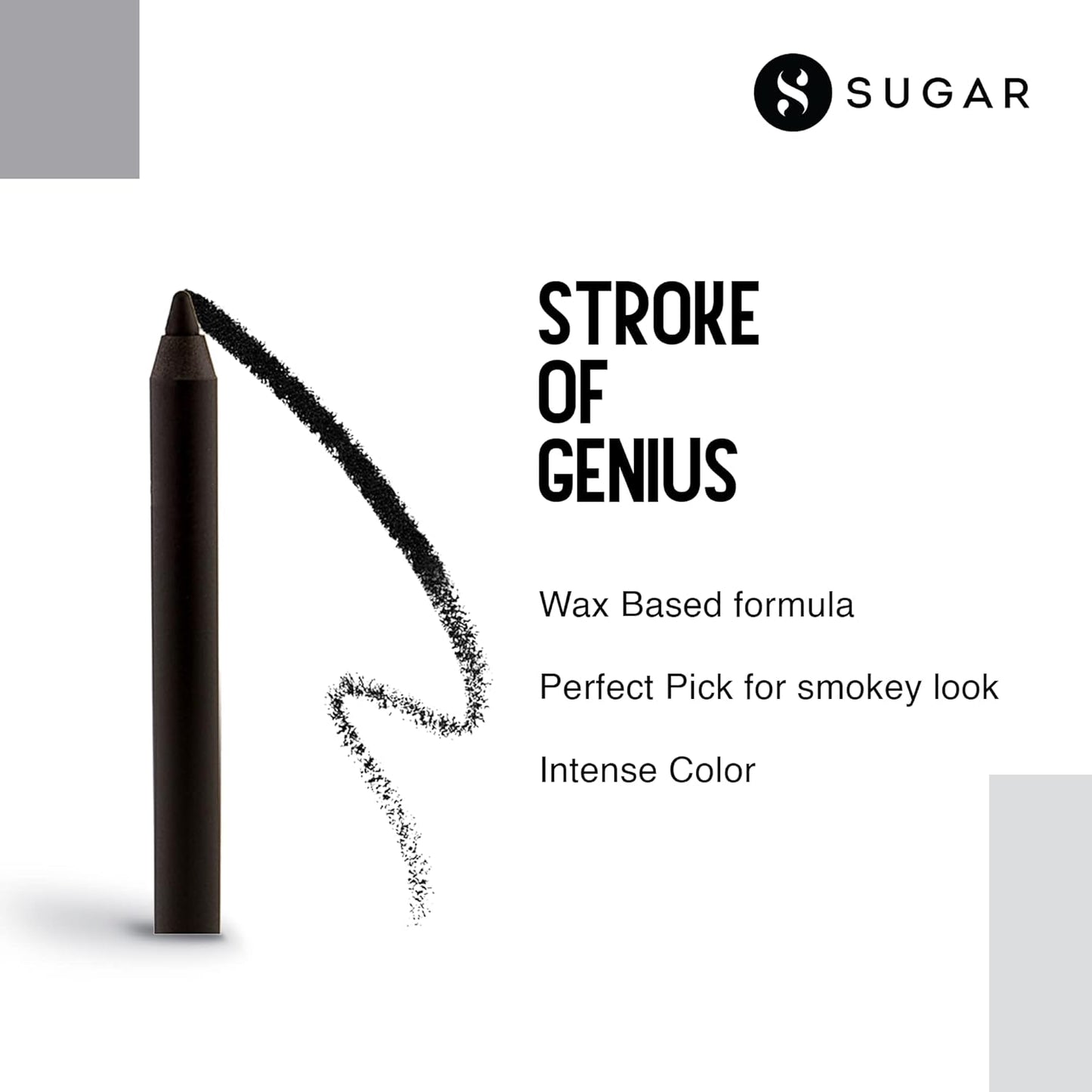 SUGAR Stroke Of Genius Heavy Duty Kohl , 1.2g