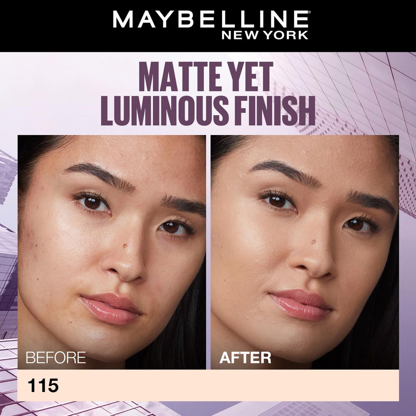 Maybelline New York Super Stay Lumi-Matte Liquid Foundation, 35ml