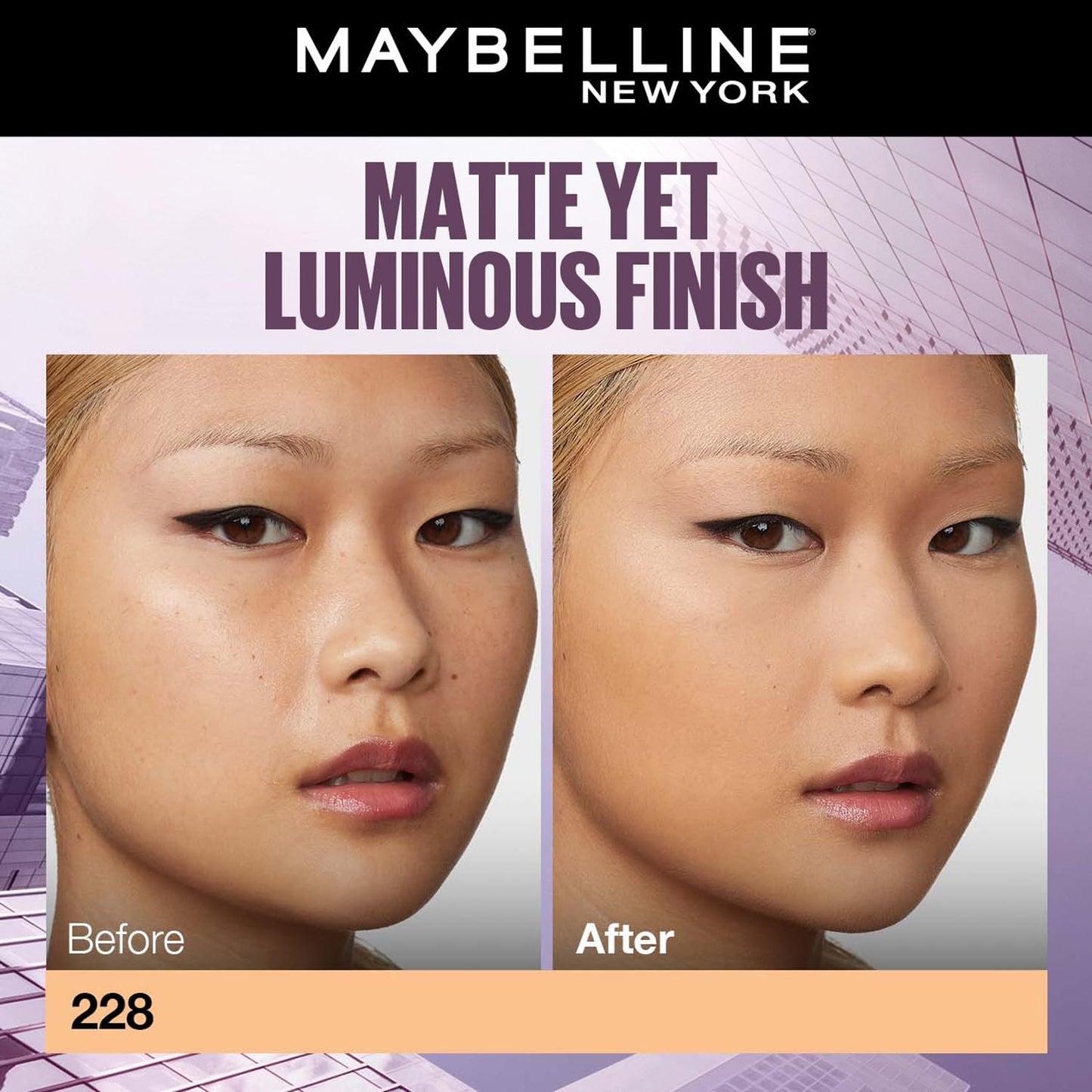 Maybelline New York Super Stay Lumi-Matte Liquid Foundation, 35ml