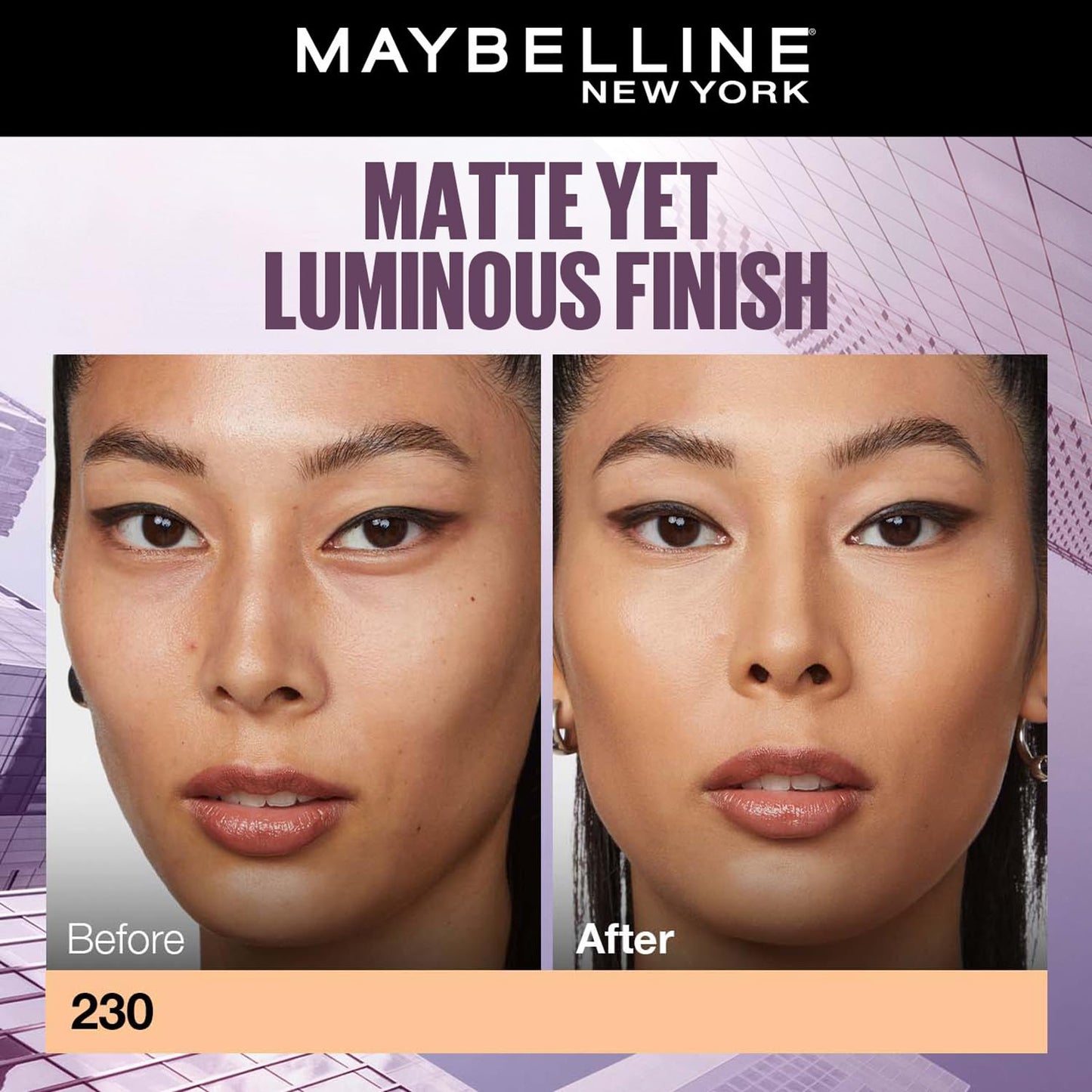 Maybelline New York Super Stay Lumi-Matte Liquid Foundation, 35ml