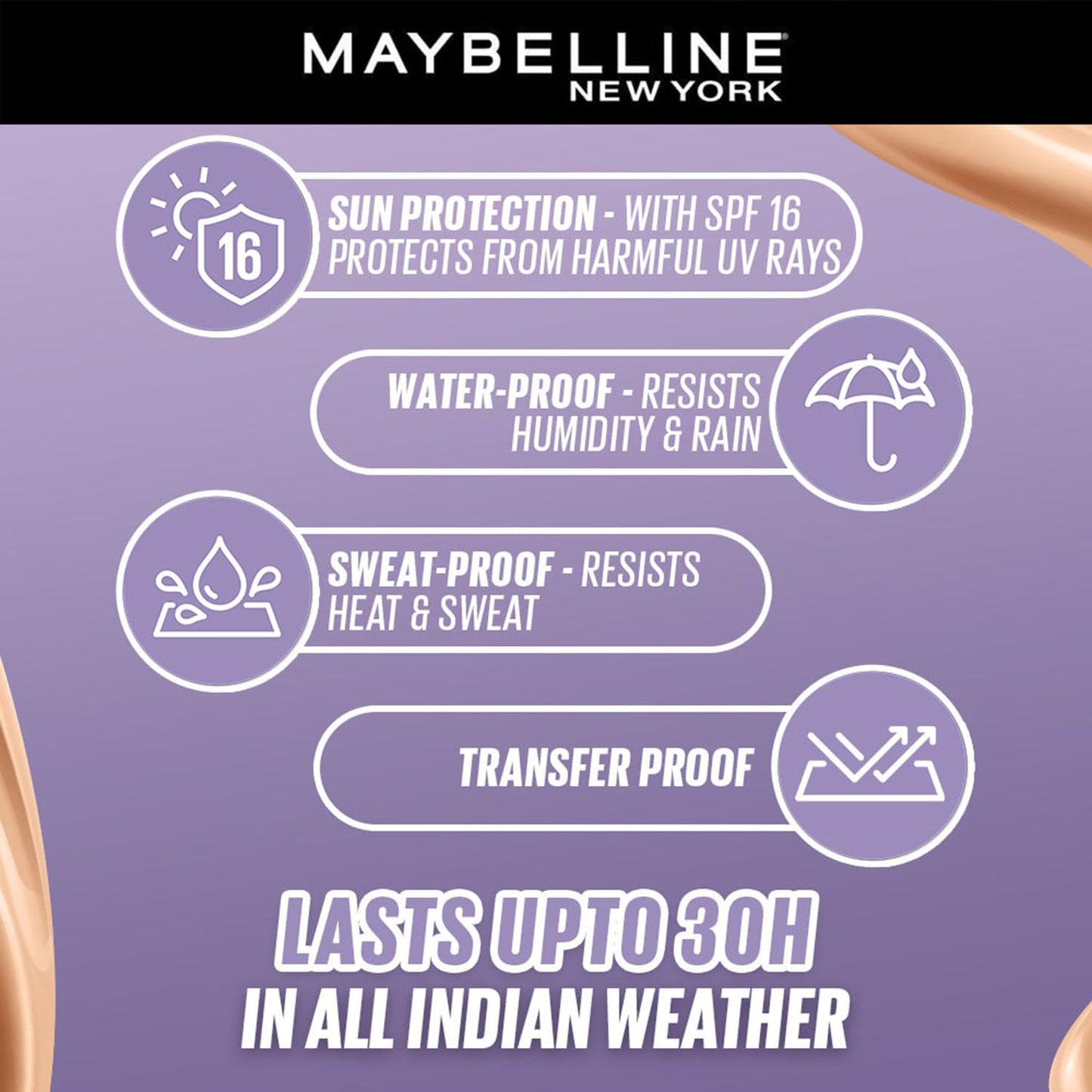 Maybelline New York Super Stay Lumi-Matte Liquid Foundation, 35ml