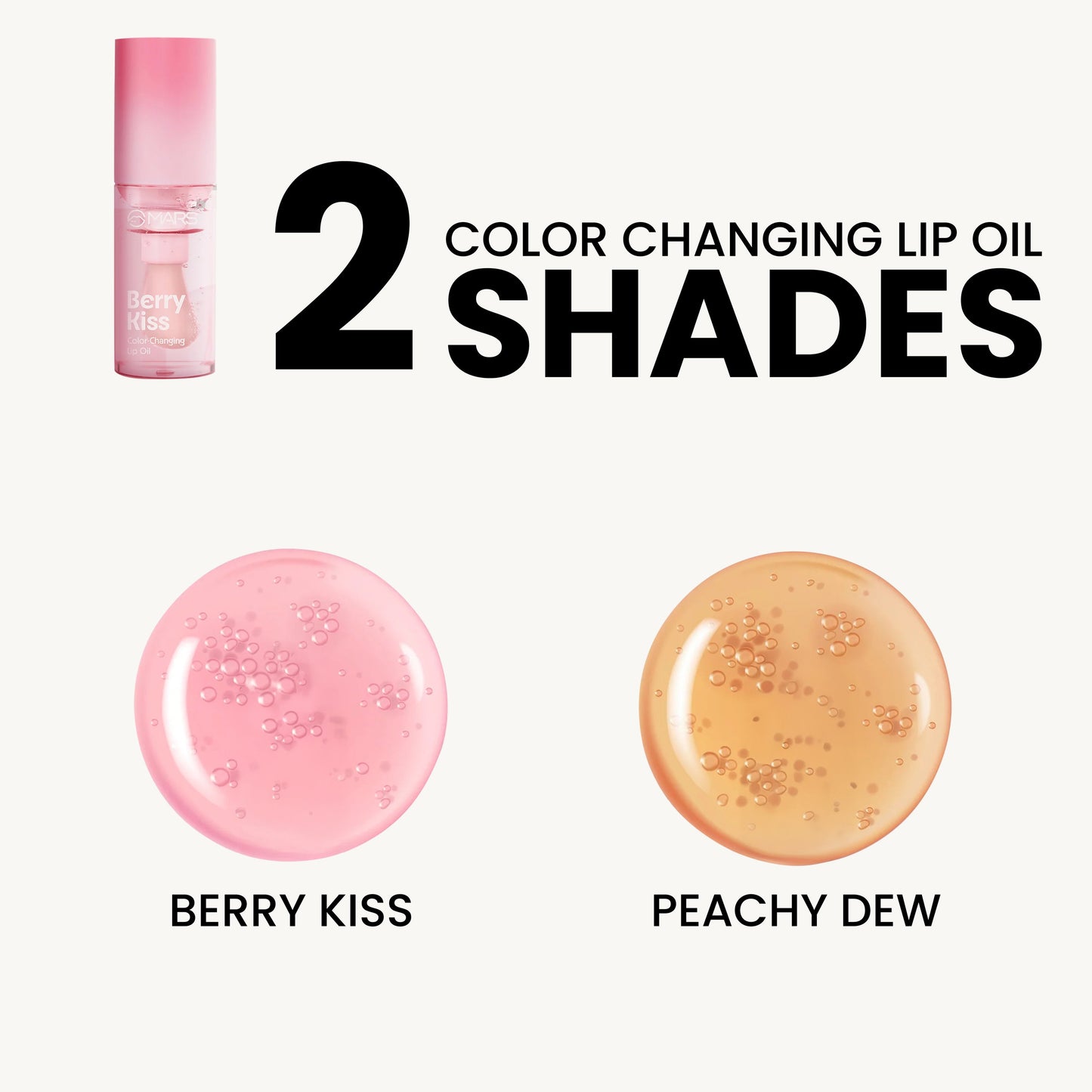 MARS Color Changing Lip Oil, 3.5ml