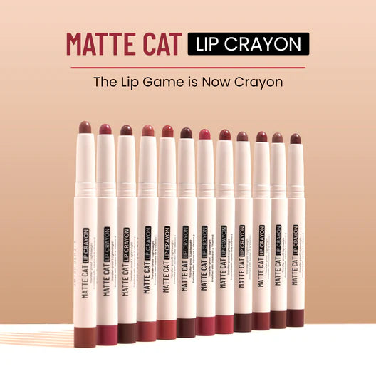 Swiss Beauty Matte Cat Lip Crayon, 1.5g