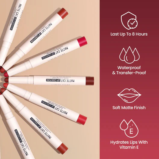 Swiss Beauty Matte Cat Lip Crayon, 1.5g