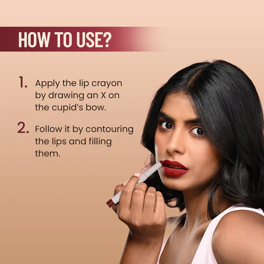 Swiss Beauty Matte Cat Lip Crayon, 1.5g