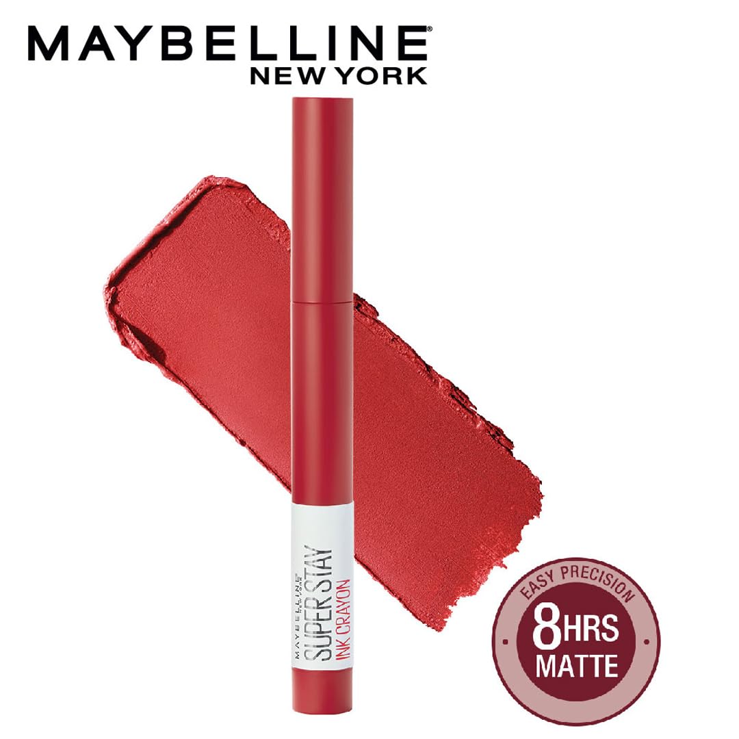 Maybelline New York Superstay Matte Ink Crayon Lipstick, 1.2g
